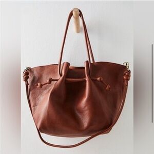 Free People Head Over Heels Tote Cognac